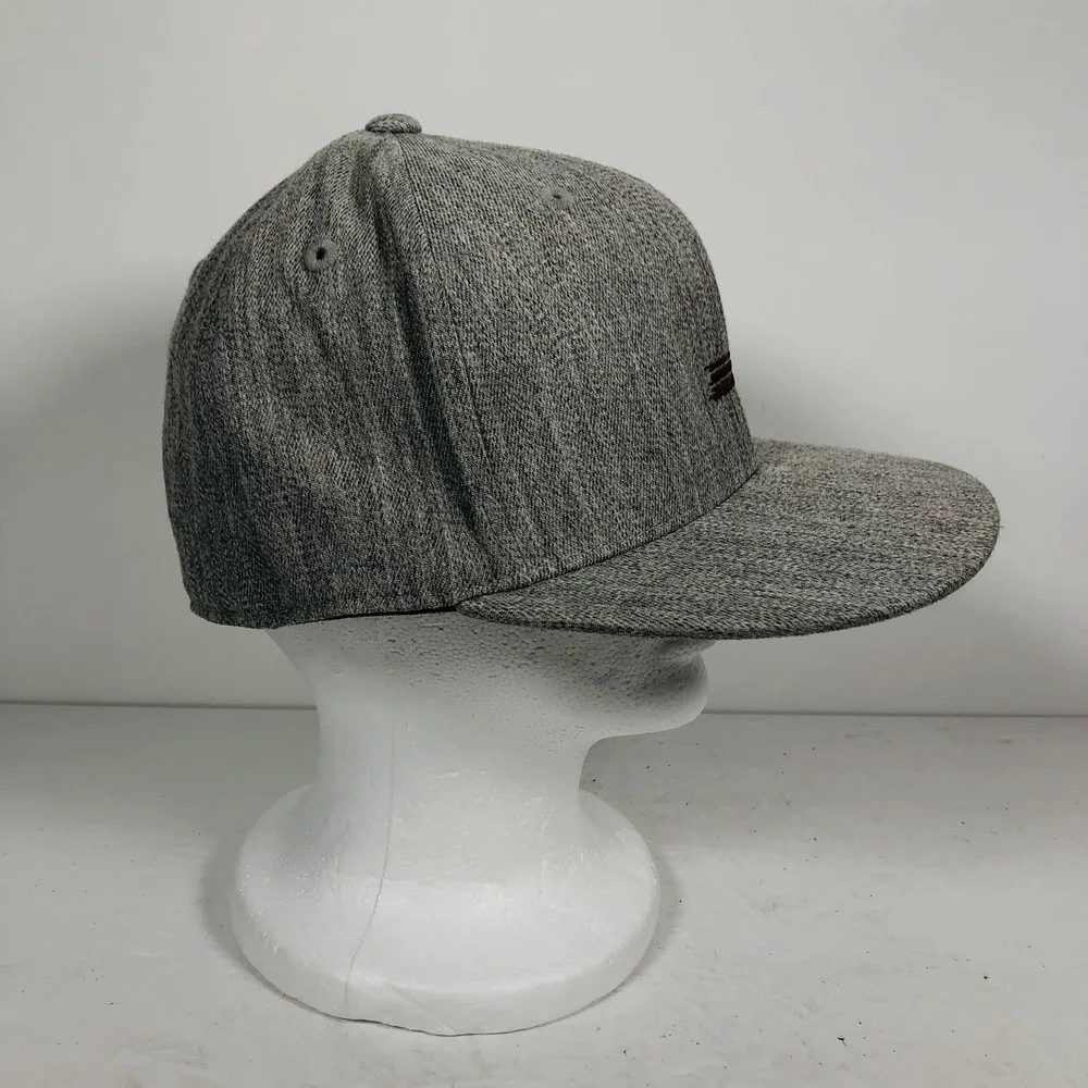KAVU‎ Cap Hat Gray Brown Green 210 Fitted Flex Fit 6 7/8 - 7 1/4 Fast Shipping